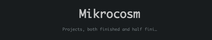Mikrocosm